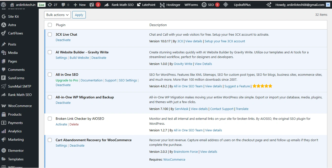WordPress Setup